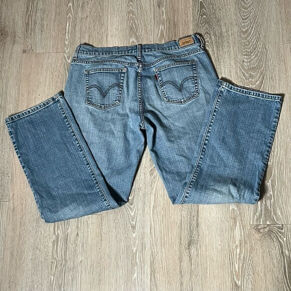 VTG LEVI'S 550 High Rise Relaxed Leg Denim Straight Jean 12 - Picture 5 of 9